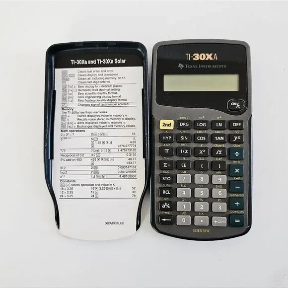 Texas Instruments TI-30Xa Battery Operated Scientific SAT ACT AP Exam Calculator - Picture 1 of 7